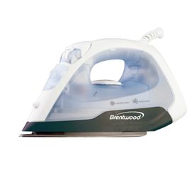 iron BRENTWOOD MPI-52 NON-STICK STEAM IRON, WHITE