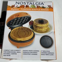 Mini Pumpkin Waffle Maker