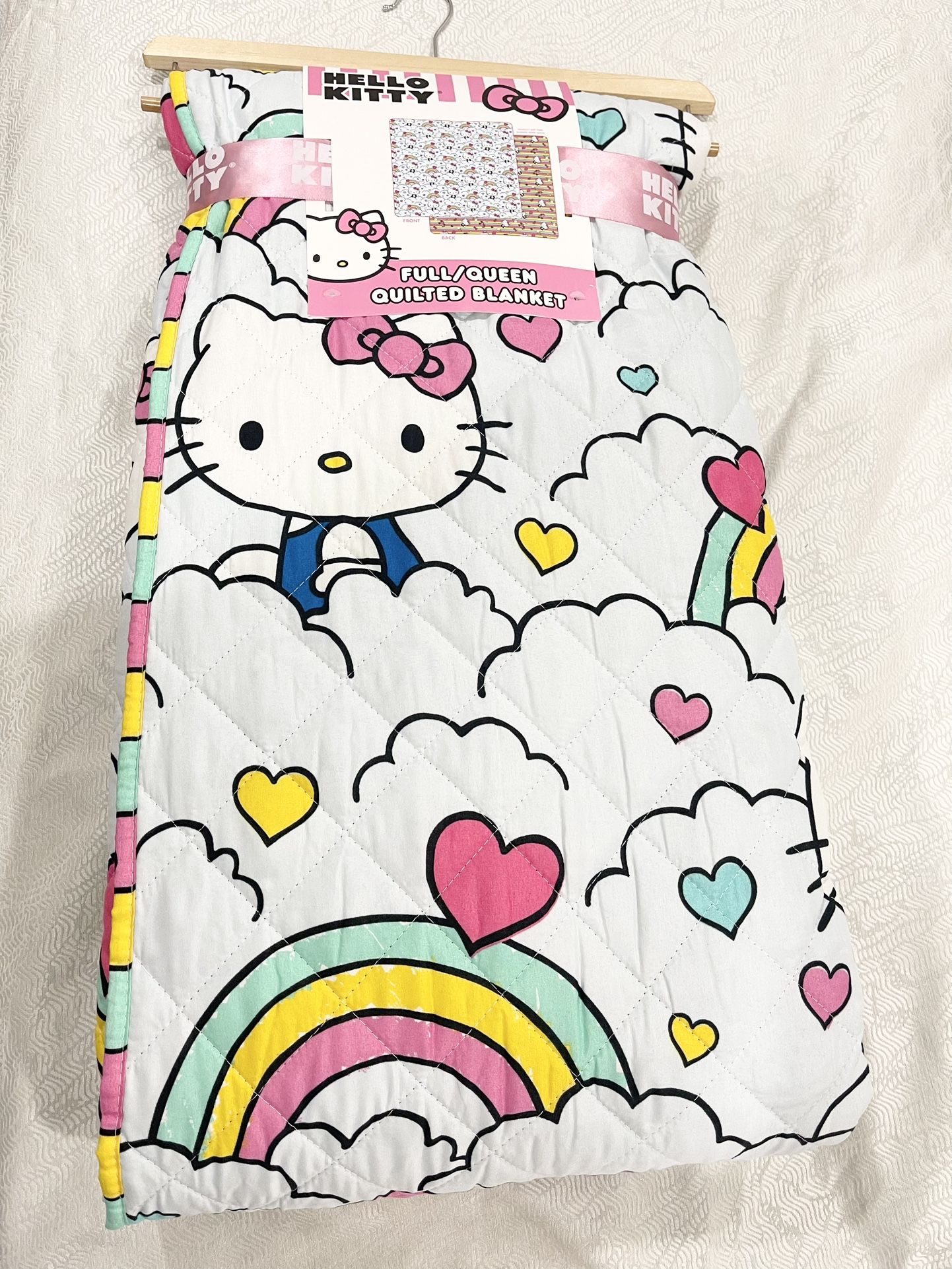 Hello Kitty Quilted Blanket - Full/Queen Size