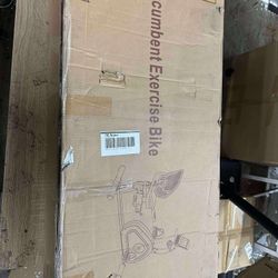 Recumbent Exercise Bike for Home Magnetic Stationary Bike for Adult Seniors(new in box)