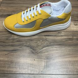 Yellow Prada Sneakers 