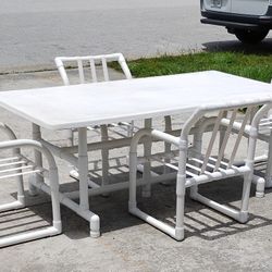 PVC PIPE PATIO/DECK/POOL FURNITURE 