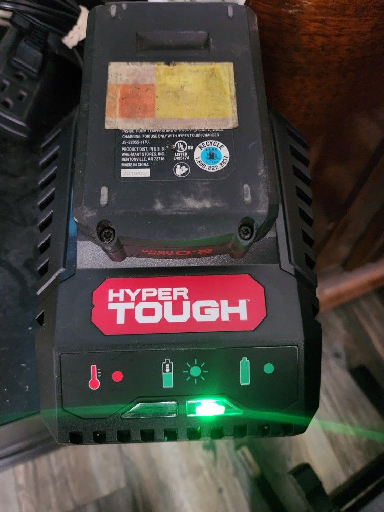 Hyper Tough Cordless battery And Charger
