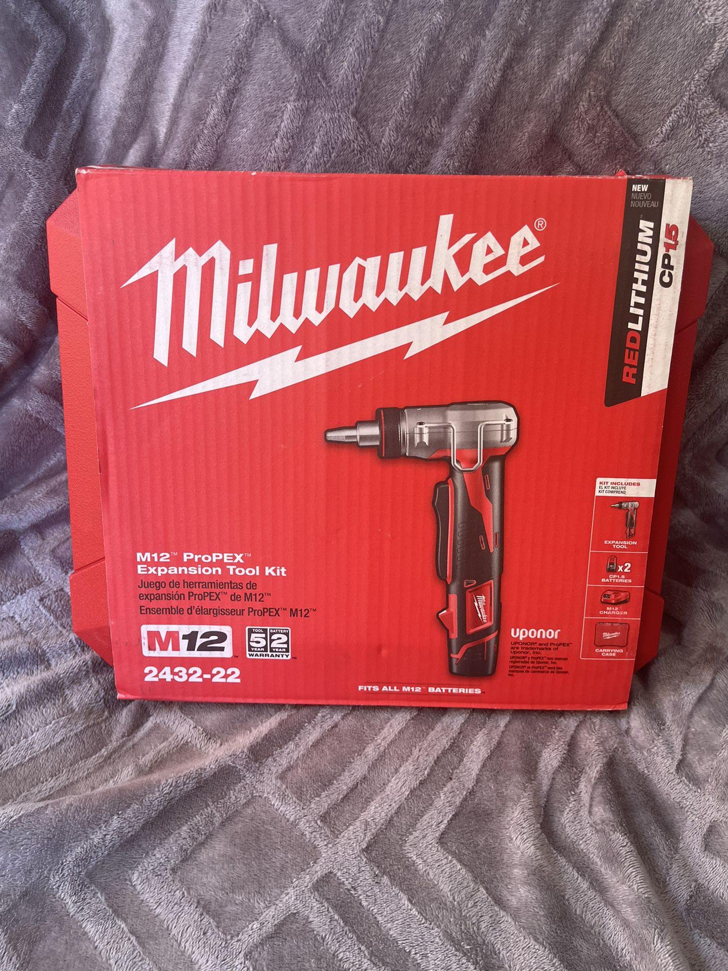 New And Sealed -Milwaukee 2432-22 M12 12V Propex Expansion Tool Kit for  Sale in Artesia, CA OfferUp