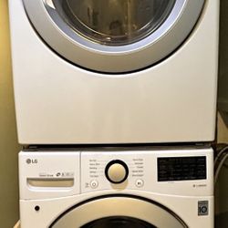 WE DELIVER• SUPER NICE!!! LG 27” ULTRA CAPACITY Front Loading Washer & Dryer Set!