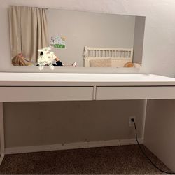 Desk And Mirror !! Vanity 