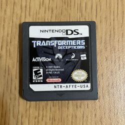 Nintendo DS Transformers Deceptions