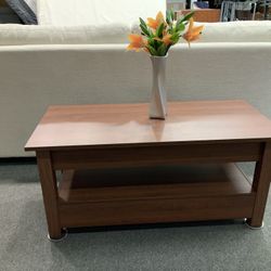 Cherry Color Lift Top Coffee Table