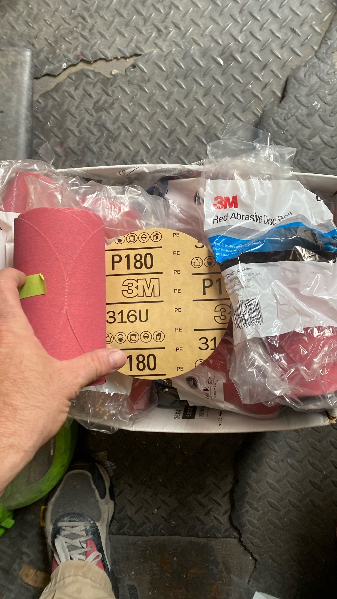 3M 6 Inch Stikit Sanding Discs