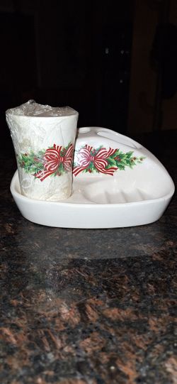 Christmas Soap and Toothbrush Holder