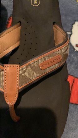 Coach Wedge Flip Flop Size 10-11