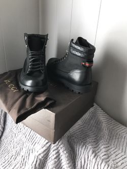 Gucci combat boots brand new size Gucci 12
