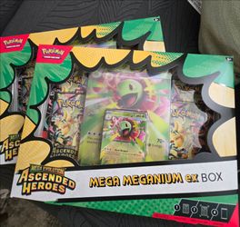 Pokemon Ascended Heroes Meganium box