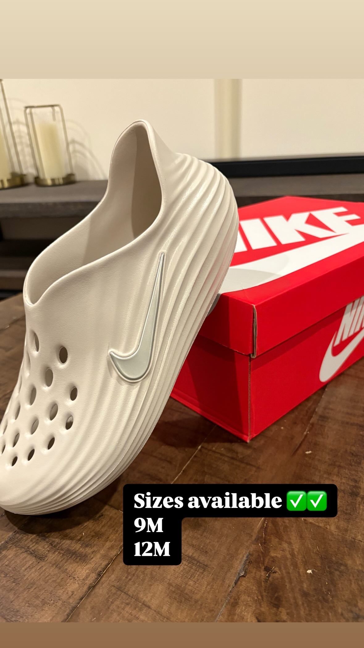 Sizes 9M & 12M Nike ReactX Rejuven8 Light Orewood Brown