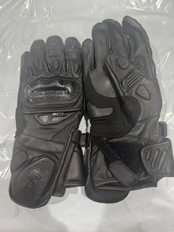 New Men Or Women Black Motorcycle Gloves