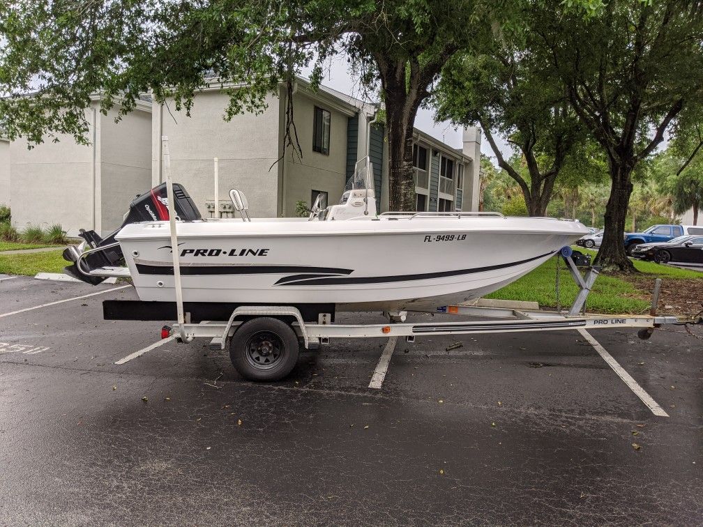 17ft Proline center console