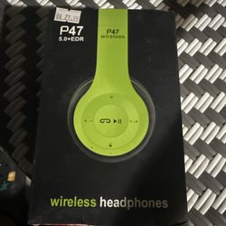 OVER EAR P47 HIGH QUALITY STEREO WIRELESS HEADPHONE BT GAME HEADSET MOBILE PHONE