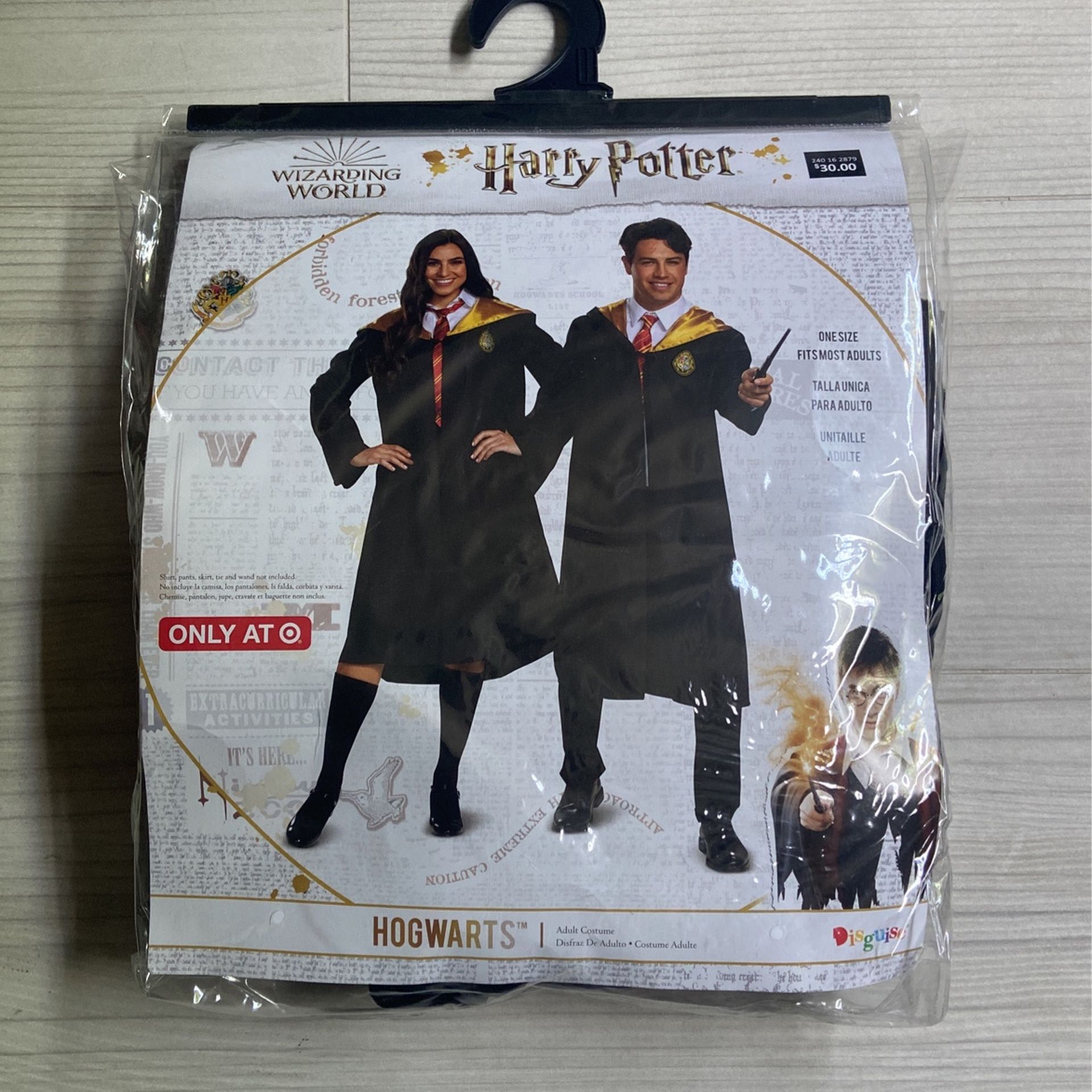 Harry Potter Costume Adult - One Size Fits All - New