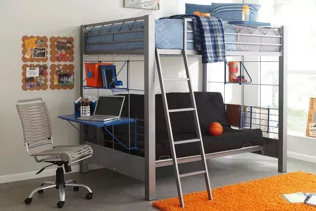 RTG Bunk bed With Futon And Desk
