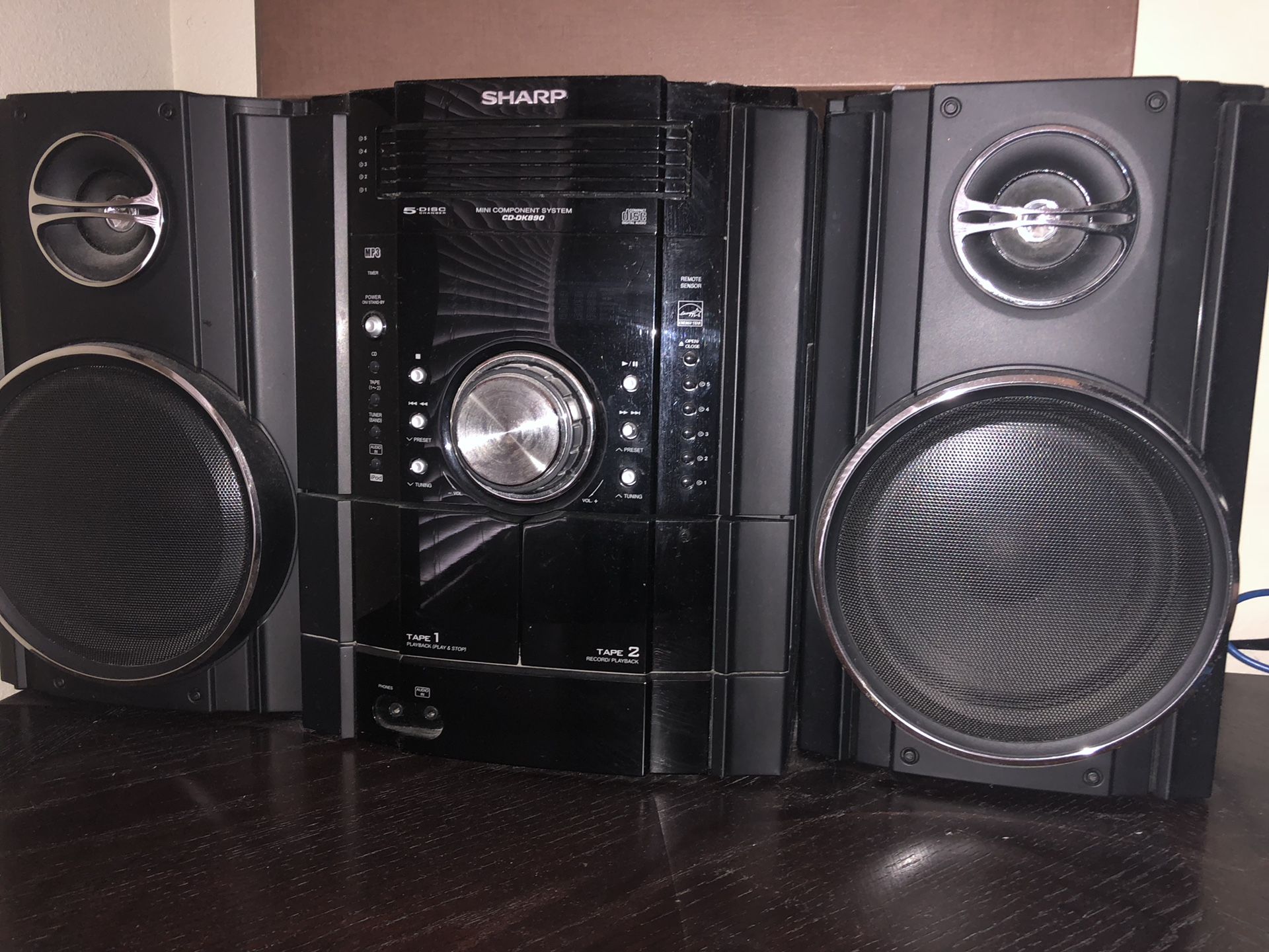 SHARP 5 CD Mini Component System