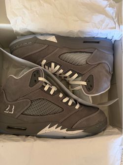 Size 12 Wolf Grey Jordan 5s