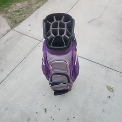 MAXFLI LADIES PURPLE GREY GOLF BAG