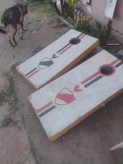 Cornhole set