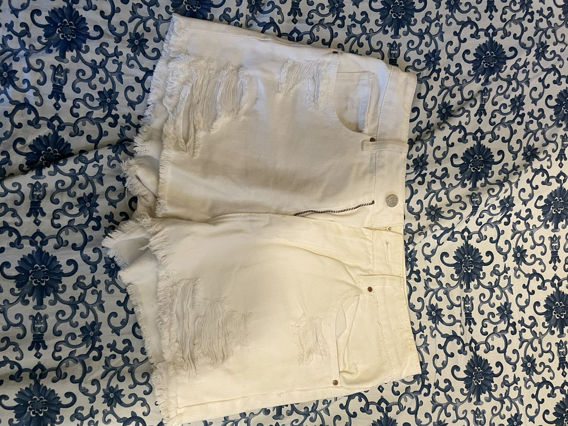 White Pacsun Denim Shorts