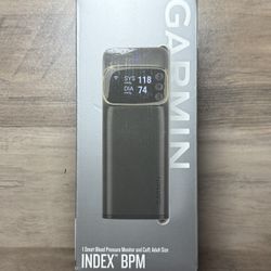 Garmin Index BPM WiFi Smart Blood Pressure Monitor and Cuff Black 