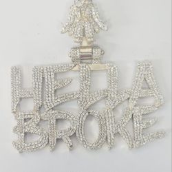 PRE-OWNED 10k 104 Grams Diamond Pendant 