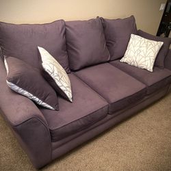 Very Lightly Used Grey/Gray Couch 3-Seat
