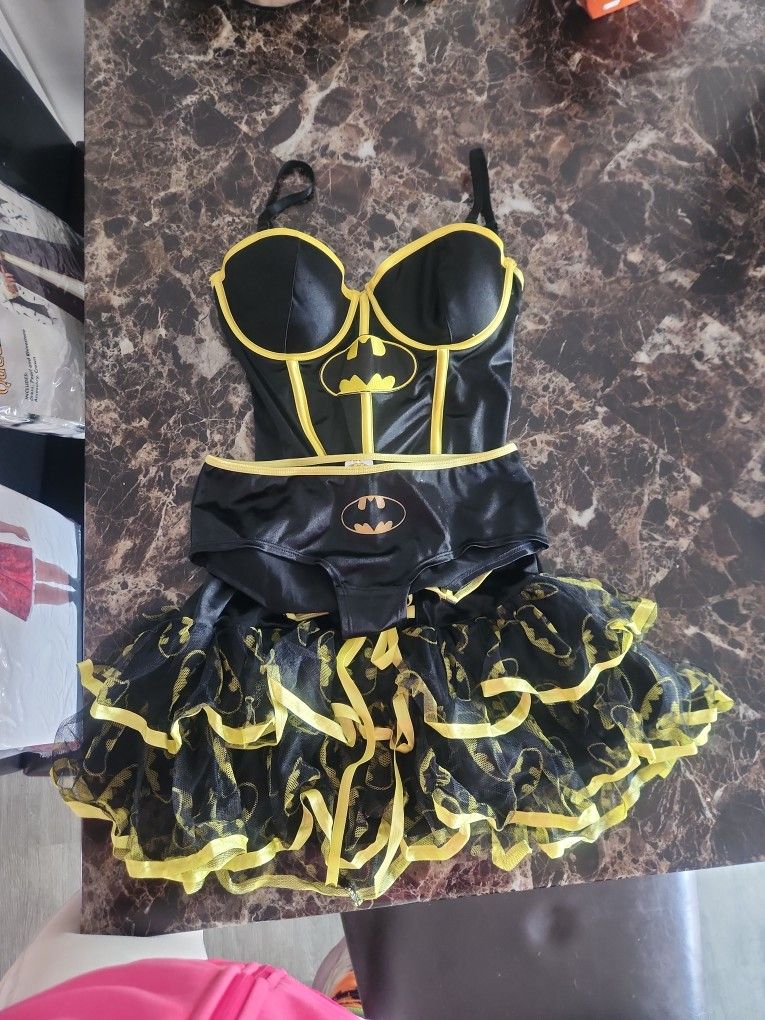 Batman Corset And Skirt Costume