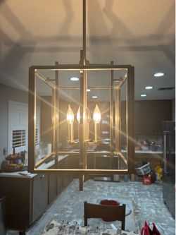 Chandelier brushed nickel