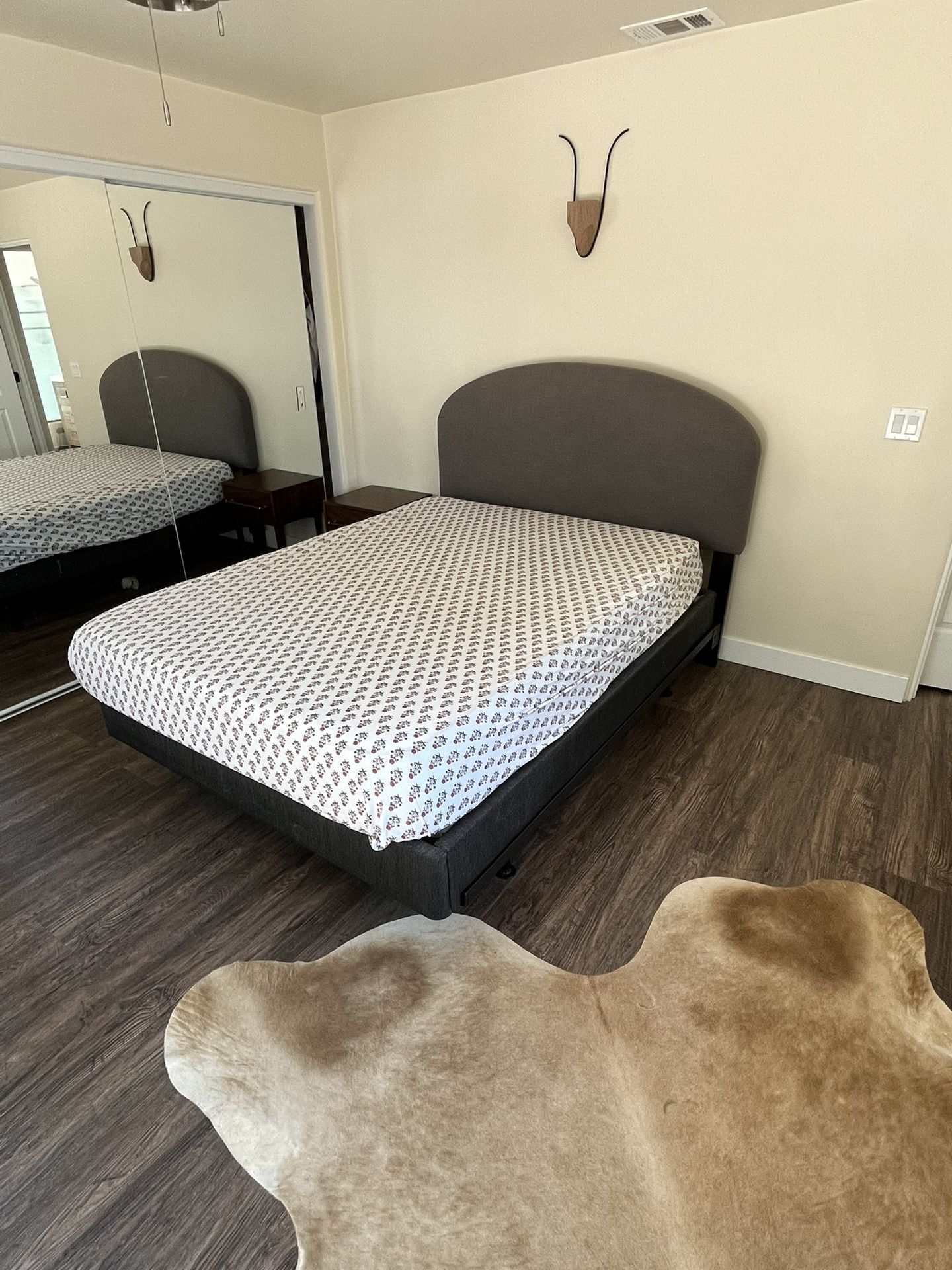 Bed Frame, Headboard, Mattress