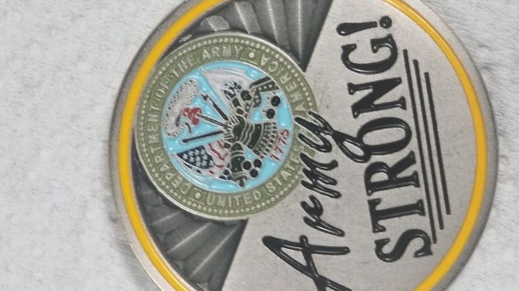 Army Strong Base Custom Coin