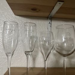 Various Alcohol Wine Glasses