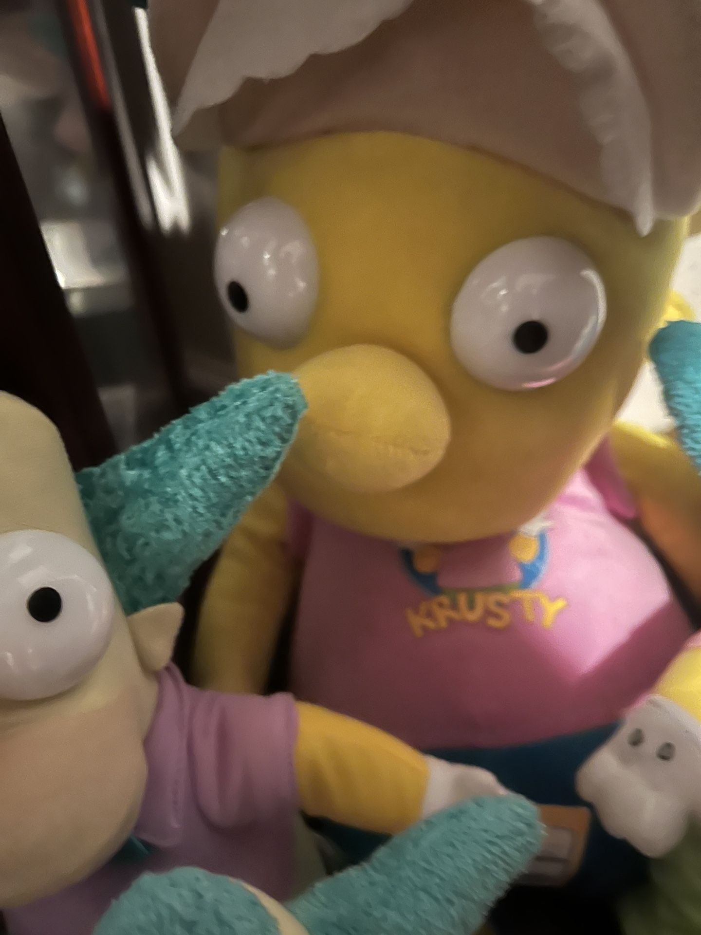Large Carnival Prize Bart Simpsons And Krustys Plush
