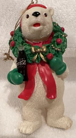 Christmas Coca-Cola Bear Ornament (Make An Offer)