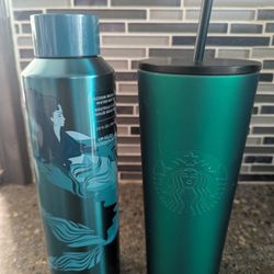 New Starbucks Thermos Insulated Drink, Emerald Green