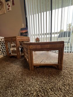 Hexagonal Wooden Tables