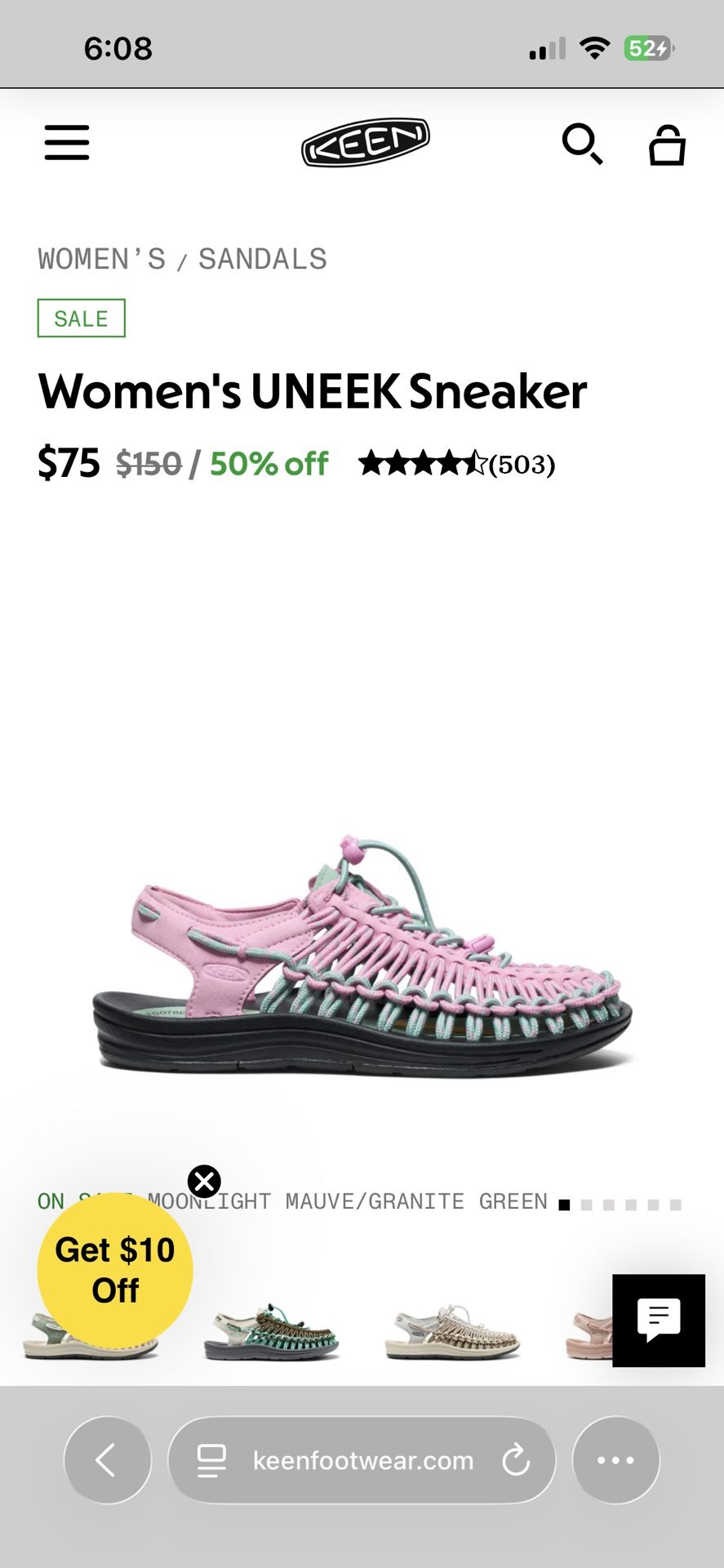 Sz 11 Woman’s Keen