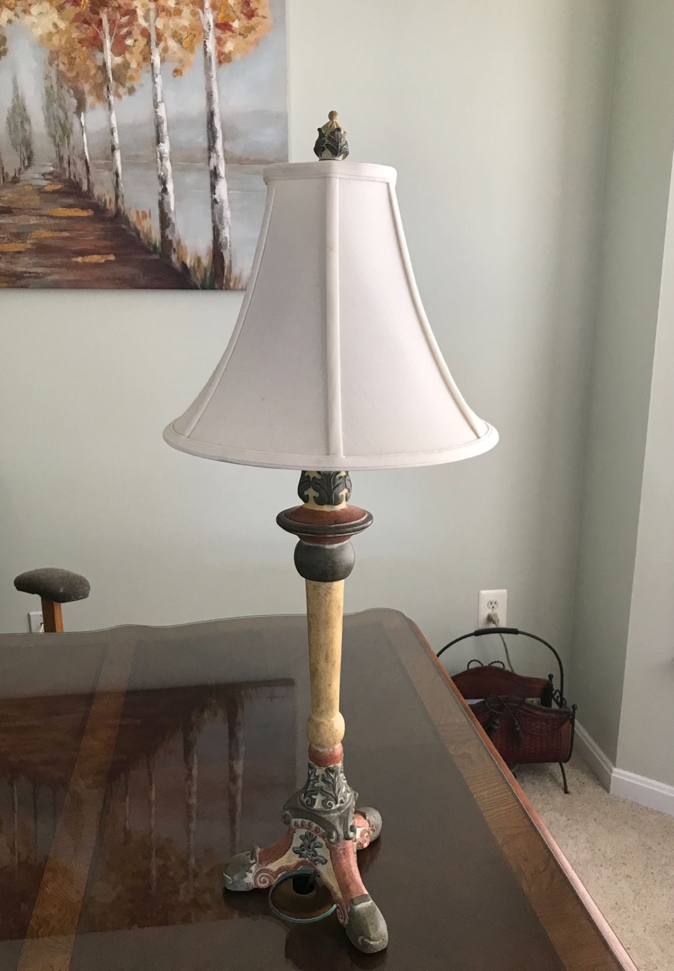 Pair of identical table lamps