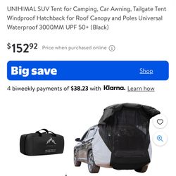 Tent / Awning For SUV