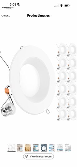 Sunco 12 Pack 6 Inch Retrofit LED Recessed Lights, 13W=120W 2700K 965LM, Soft White, Baffle Trim, Dimmable, LED Reftrofit Ceiling Downlights for Reces