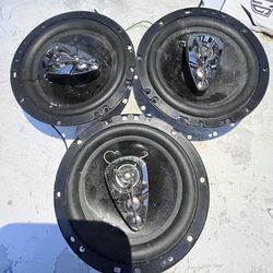 3 BOSS Rage BE654 300W Car Speakers
