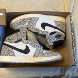 Air Jordan 1 Retro High OG Cement (size 9M)
