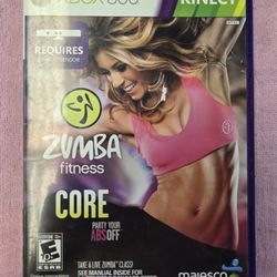 Zumba Fitness Core Xbox 360 Video Game 