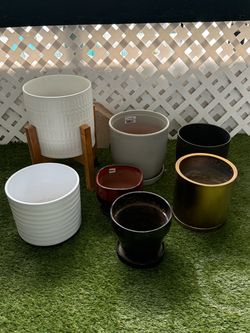 Mixed Plant Pot Collection – Set of 7