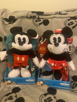 Mickey and Minnie plush