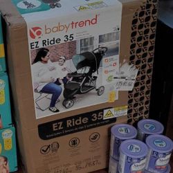 Diapers And Stroller/ Car Seat Combo